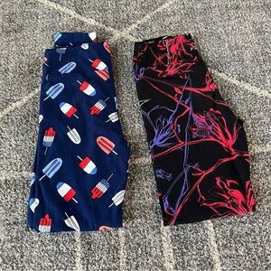 Two pairs of leggings